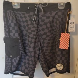 Vans checkered board shorts